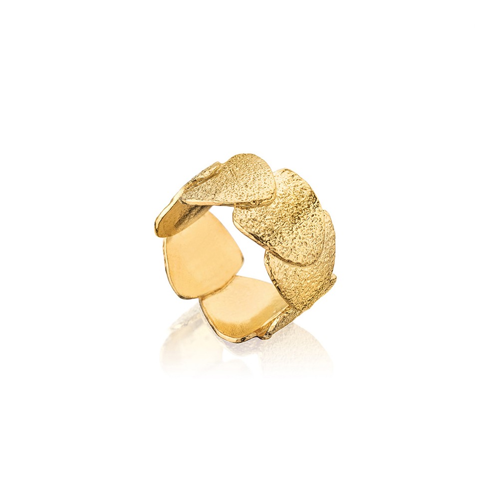 Linden Ring Gold Plate