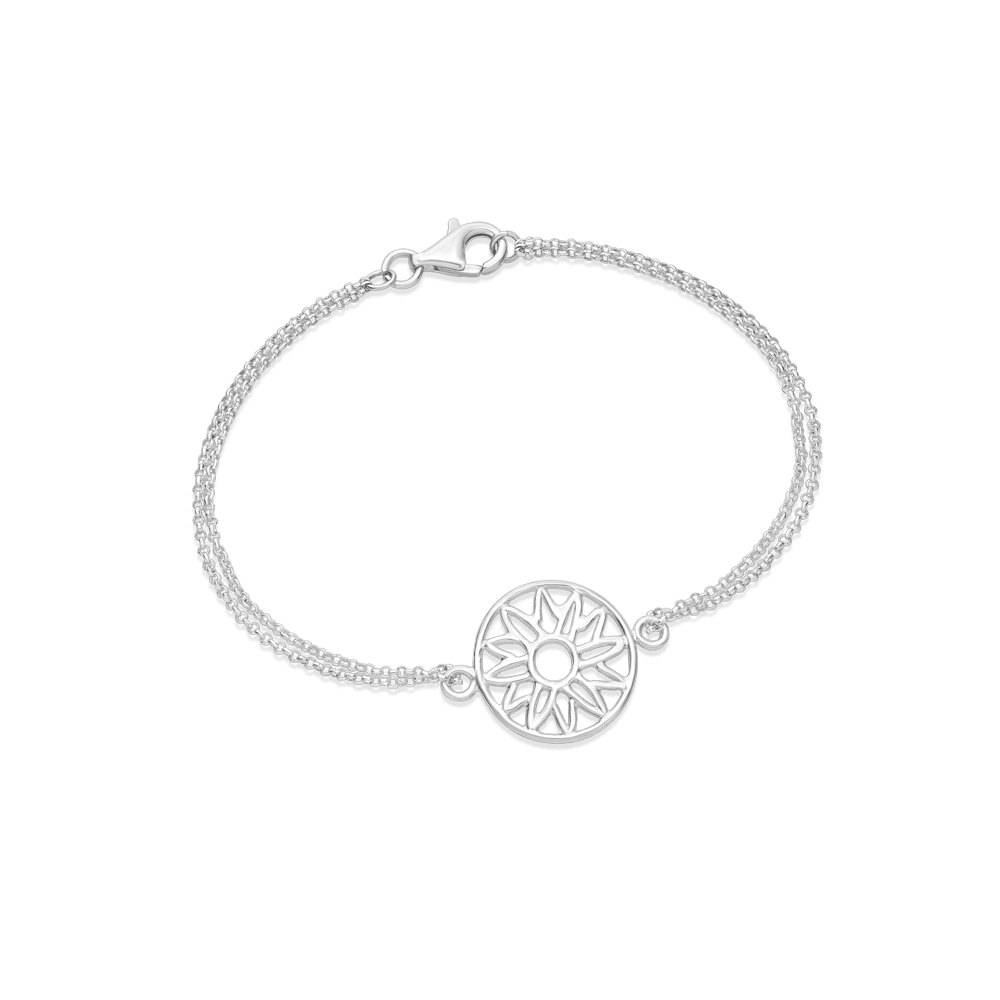 MANDALA BRACELET STERLING SILVER