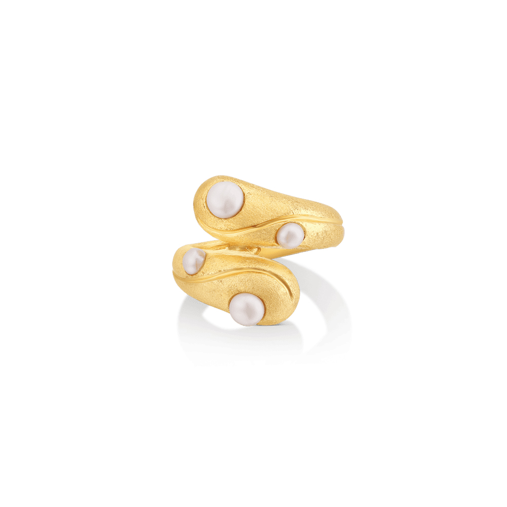 PEARL RING GOLD
